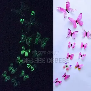 Luminous Butterfly Wall Stickers Living Room Butterflies.