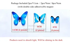 Luminous Butterfly Wall Stickers Living Room Butterflies.