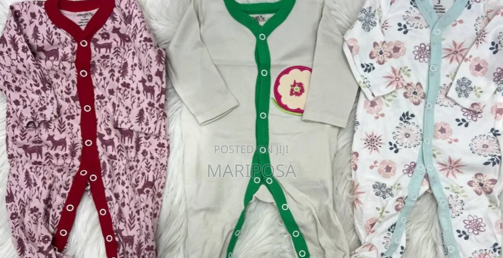 3 Piece Newborn Baby Foot Wrapped Jumpsuit