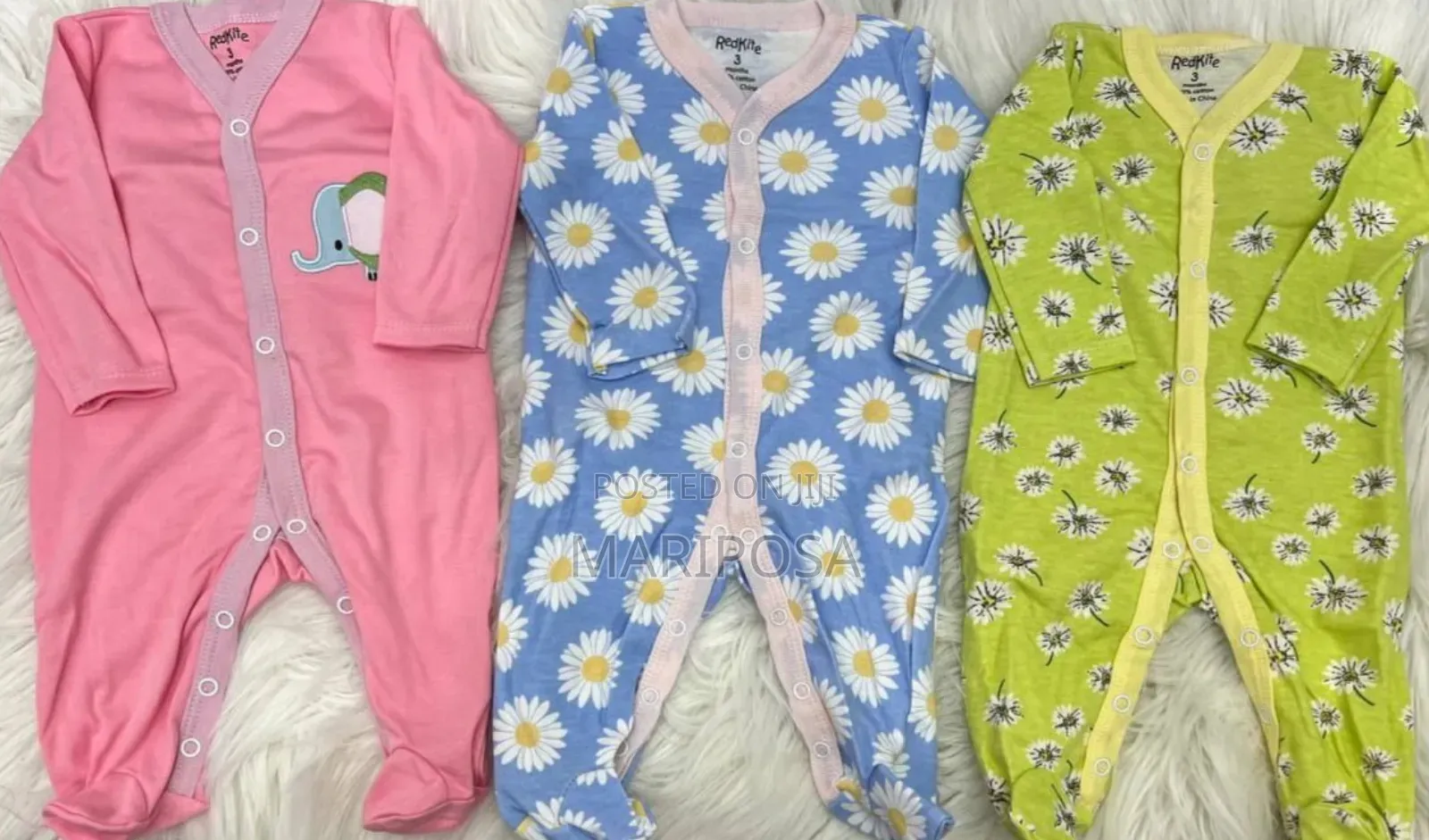 3 Piece Newborn Baby Foot Wrapped Jumpsuit