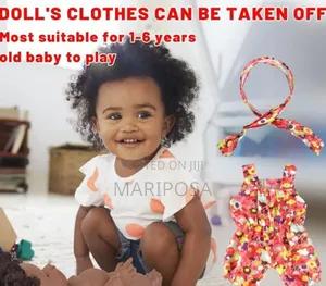 African Blacki Girl Doll With Dress