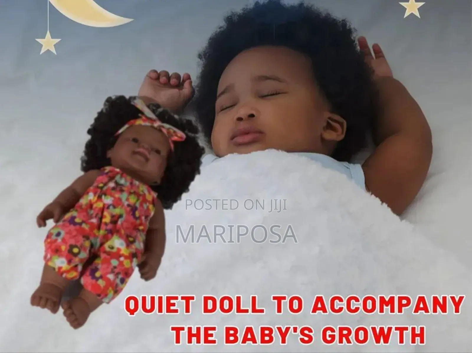 African Blacki Girl Doll With Dress