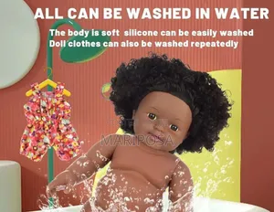 African Blacki Girl Doll With Dress