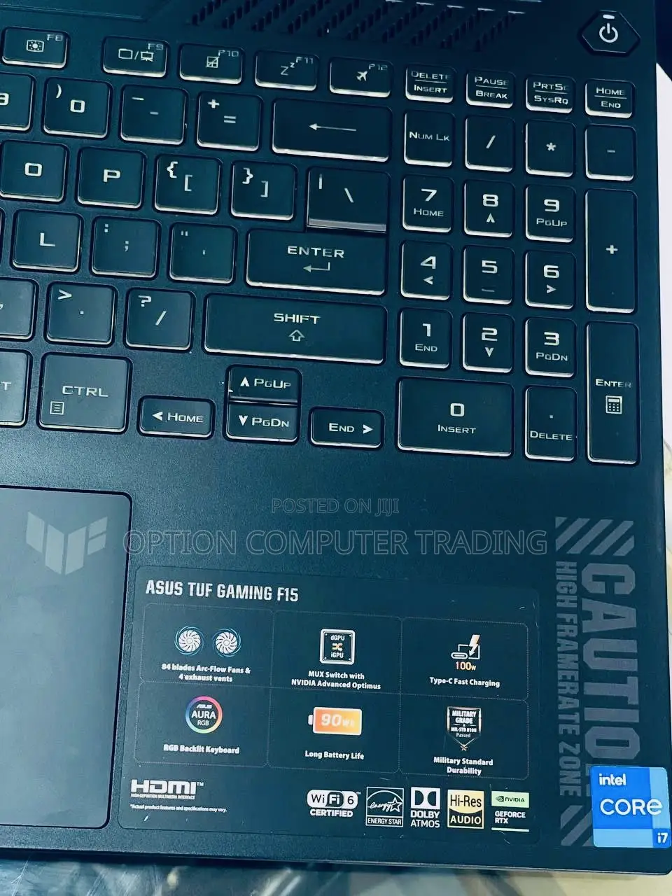 New Laptop Asus 16GB Intel Core i7 SSD 512GB