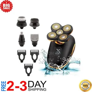 Photo - Mangifts 5-in-1 Electric Rotary Shaver and Grooming Kit.