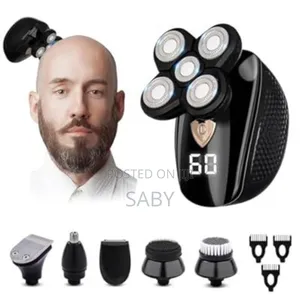 Mangifts 5-in-1 Electric Rotary Shaver and Grooming Kit.