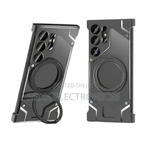 Photo - Aluminum Metal Frameless Case With Rotating Magnetic Ring Holder