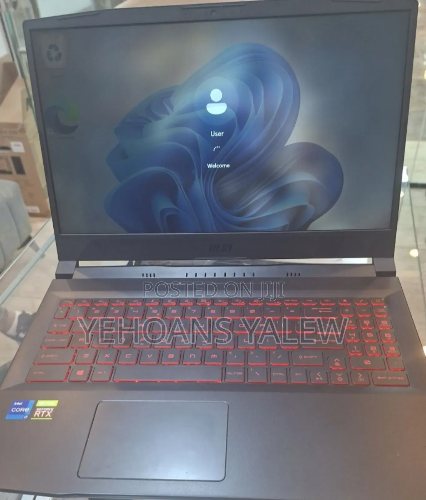 New Laptop MSI Katana GF66 16GB Intel Core I7 SSD 1T