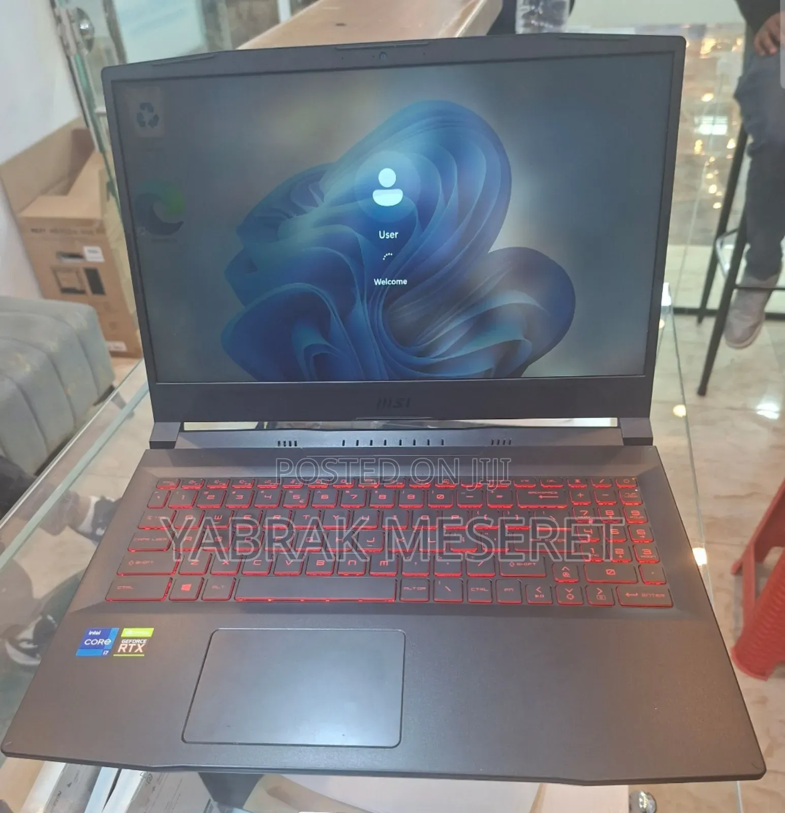 New Laptop MSI 16GB Intel Core I7 SSD 1T