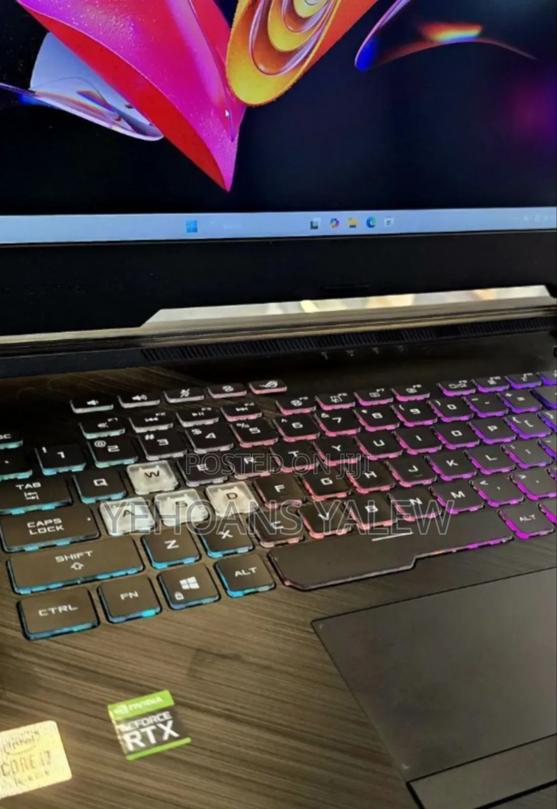 New Laptop Asus ROG Strix G15 16GB Intel Core I7 SSD 512GB