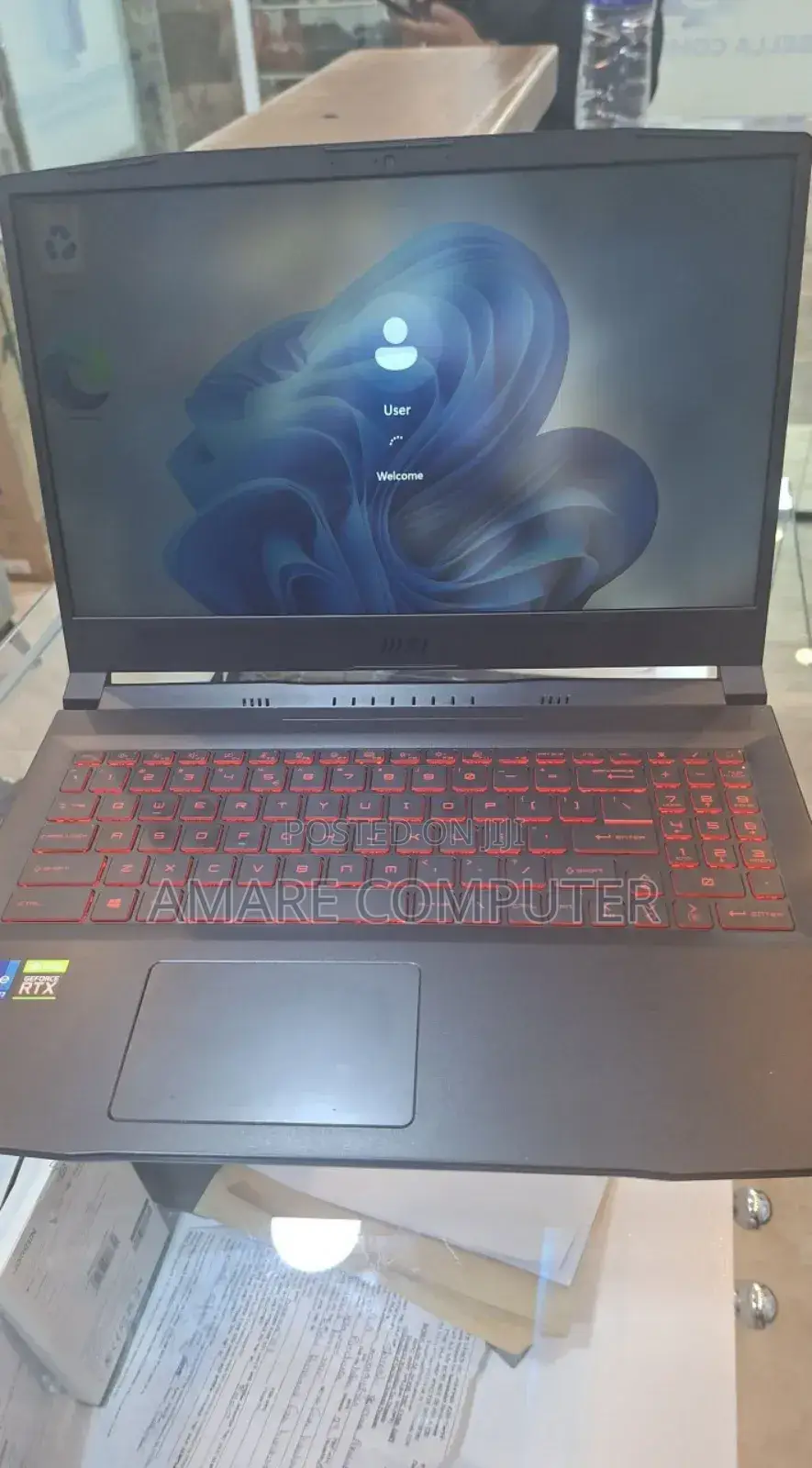 New Laptop MSI Katana GF66 16GB Intel Core I7 SSD 1T