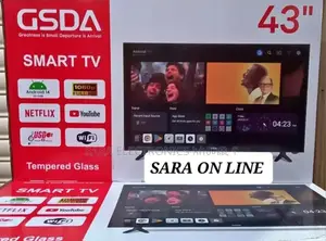 ■Gsda 43"■ New 2026 Smart Tv ◈ Free Delivery ◈ Price 45,000 ◈