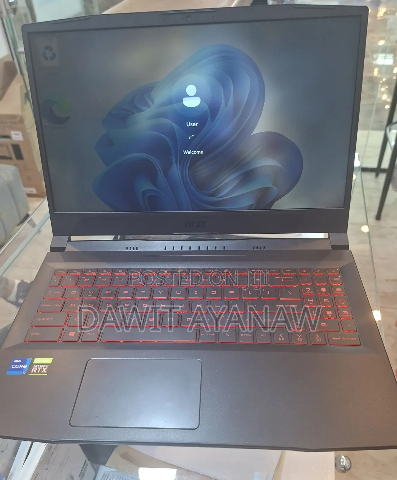 New Laptop MSI Katana 15 16GB Intel Core i7 SSD 1T