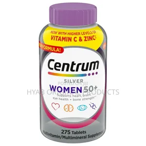 Photo - Centrum Silver Multivitamins for Women Over 50, 275 Tab