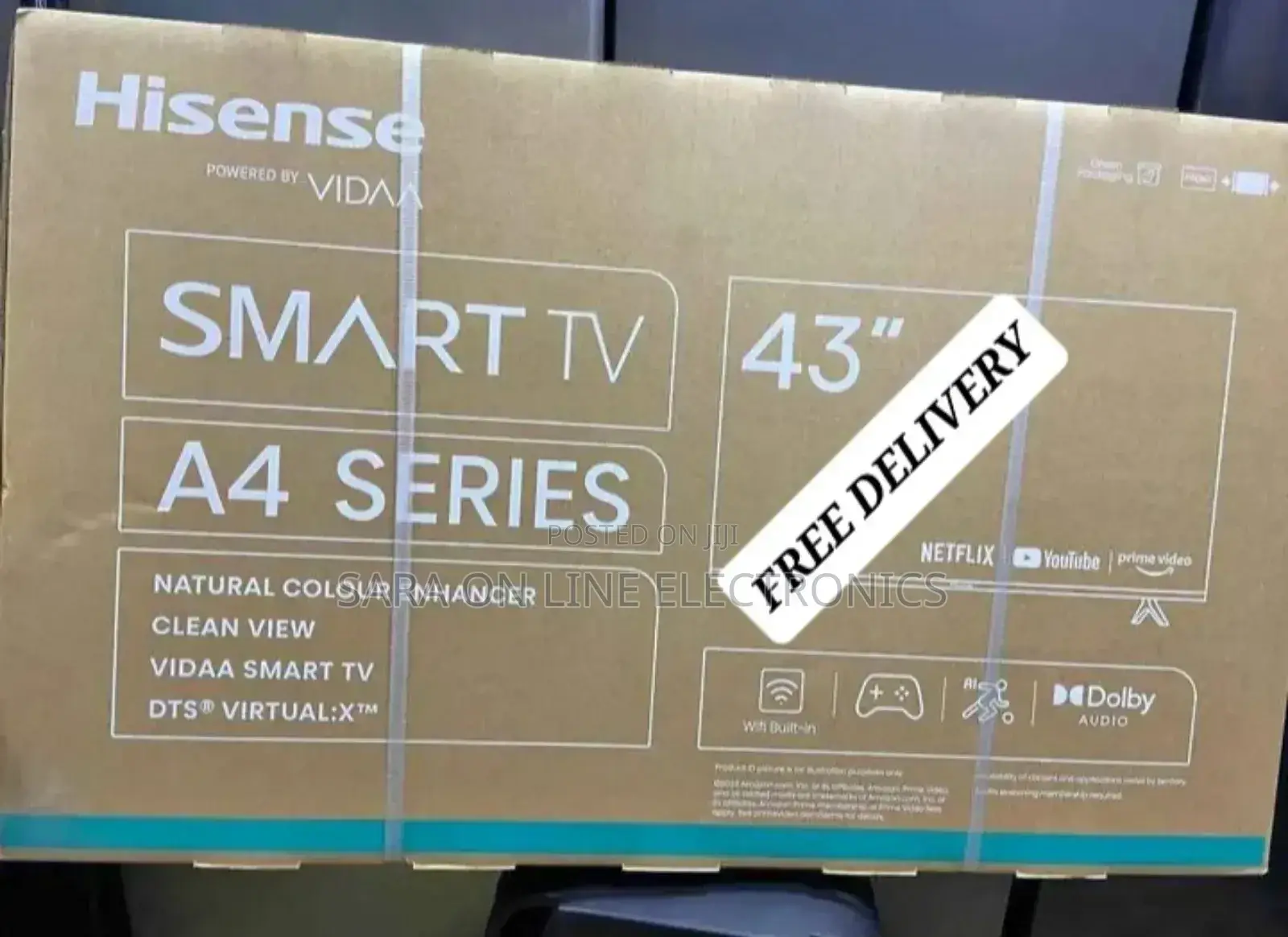 Hisence 43" A6 Series Smart Tv