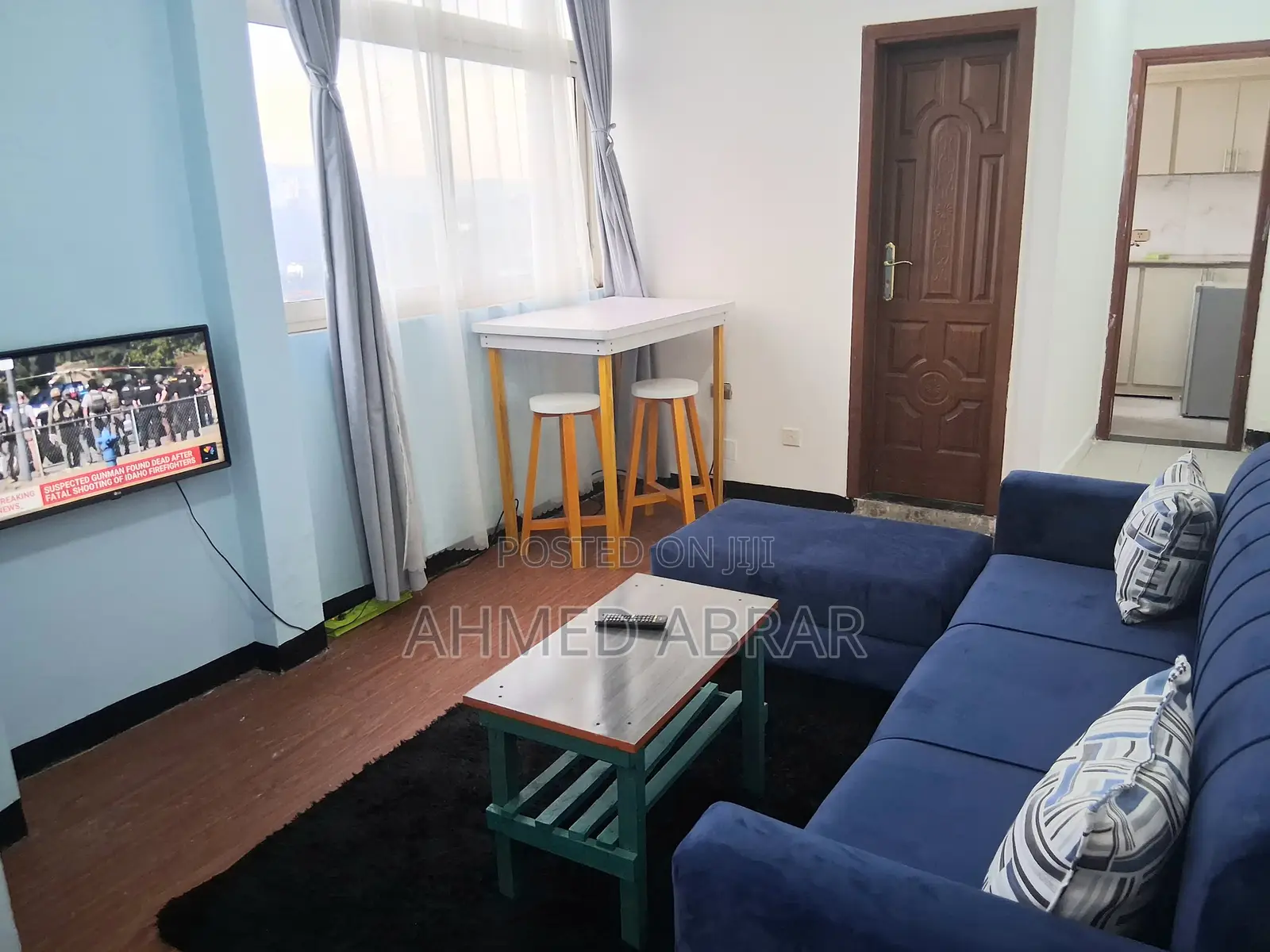 Furnished 1bdrm Apartment in Rami Commercial, Nifas Silk-Lafto for rent