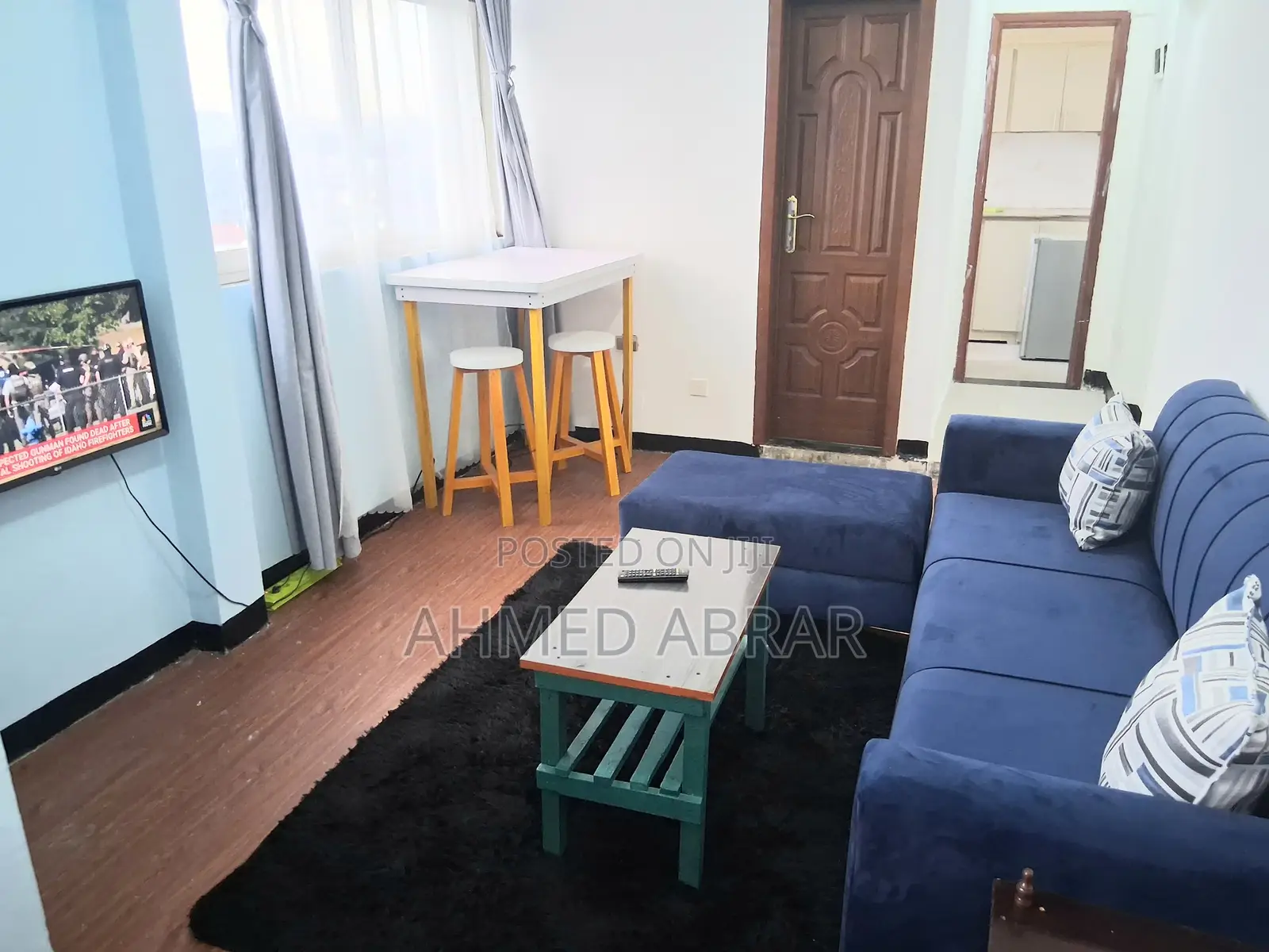 Furnished 1bdrm Apartment in Rami Commercial, Nifas Silk-Lafto for rent