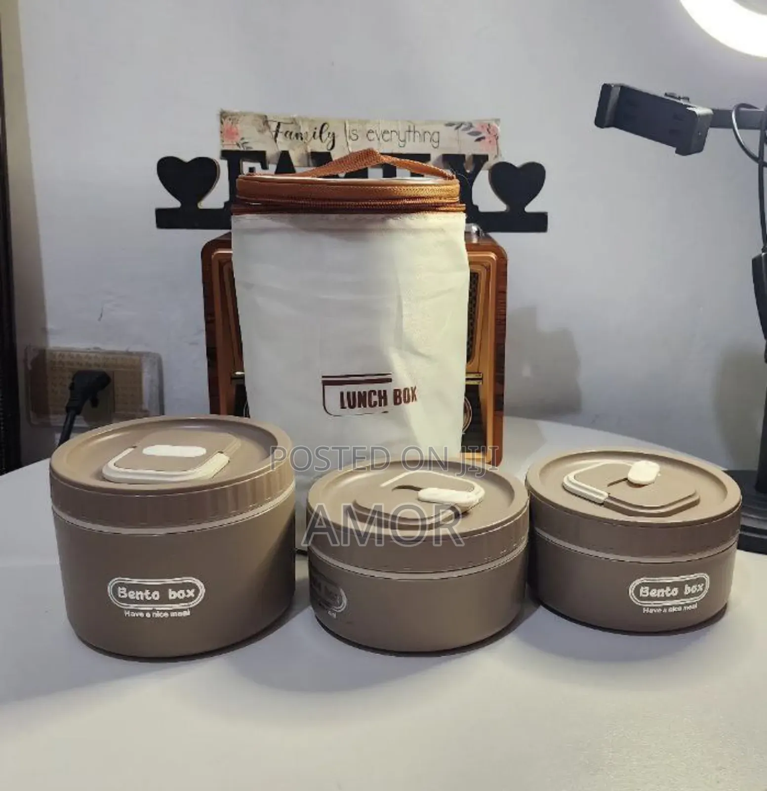 Fockety Triple-Layer Lunch Box