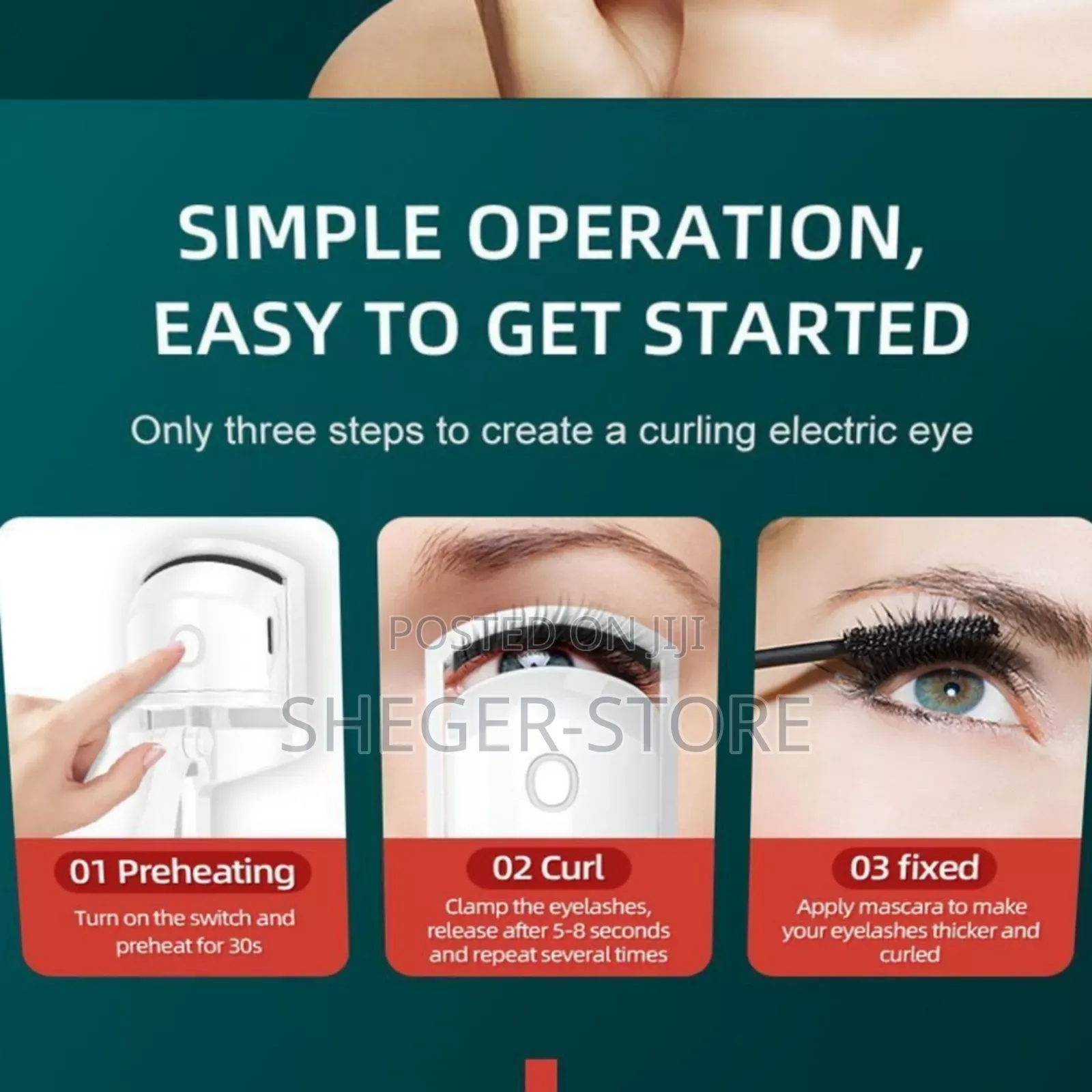 Orginal Bomidi Ec1 Electric Eyelash Curler(Free Delivery Included)