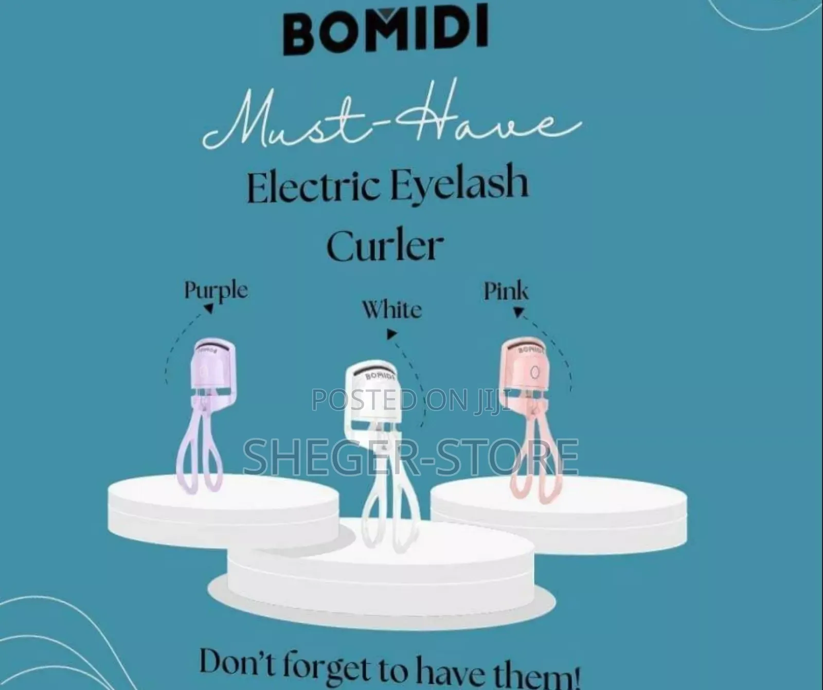 Orginal Bomidi Ec1 Electric Eyelash Curler(Free Delivery Included)
