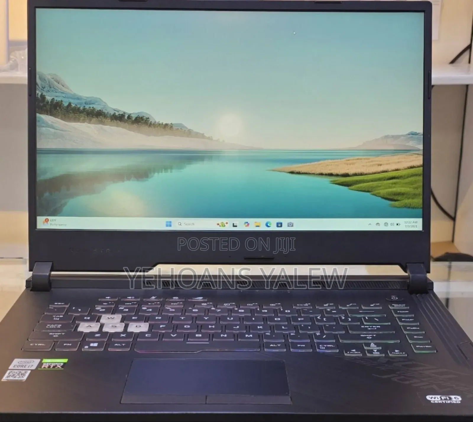 New Laptop Asus ROG Strix G15 16GB Intel Core I7 SSD 512GB