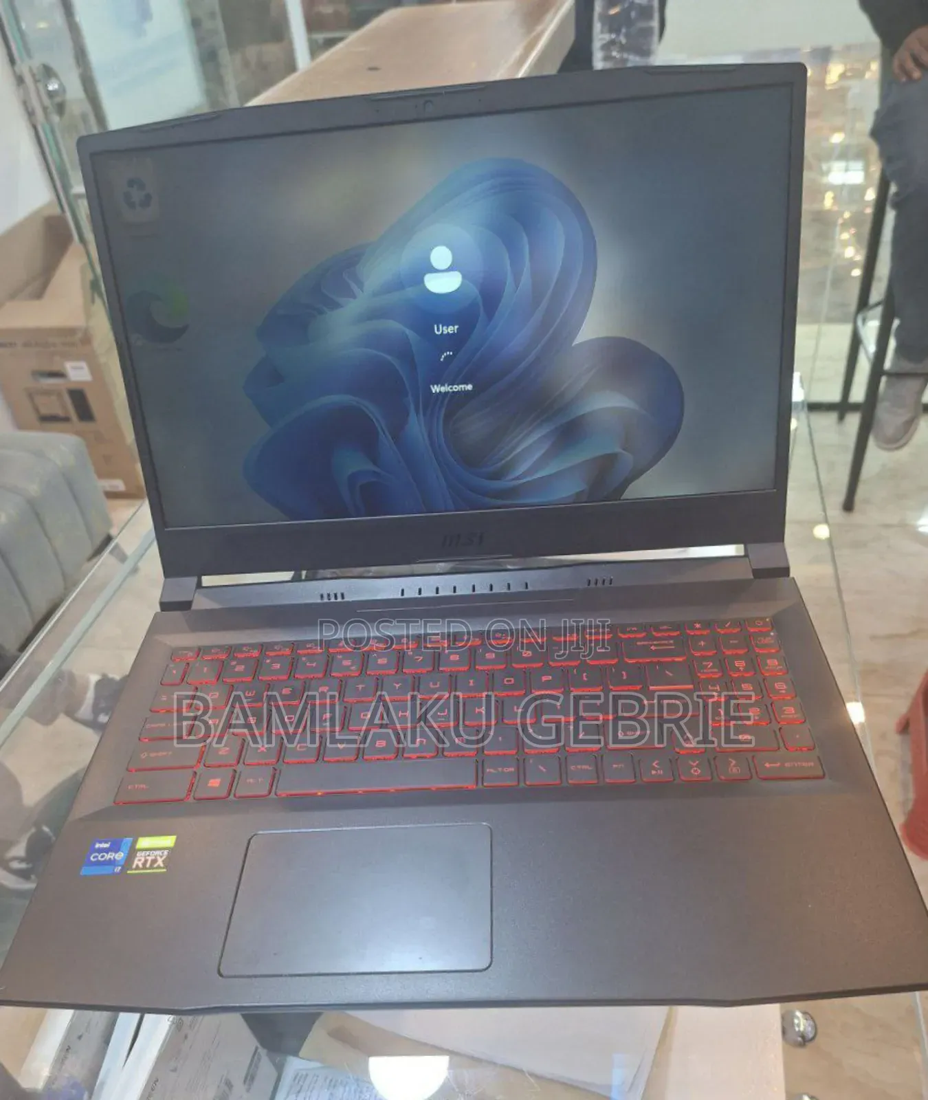 New Laptop MSI Katana GF66 16GB Intel Core I7 SSD 1T