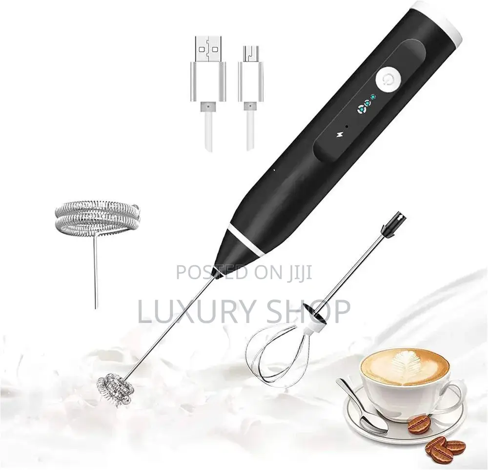 Handheld Electric Milk Frother and Whisk