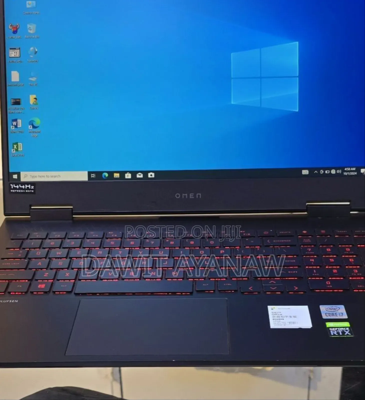 New Laptop HP Omen 15 16GB Intel Core I7 SSD 512GB