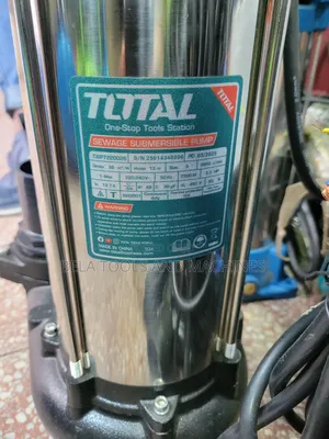 Total 3hp Sewage Submersible Pump Dirty Water Pump