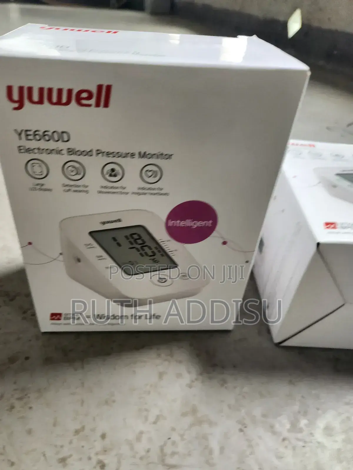 Digital Yuwell Blood Pressuer Monitor朱紅blood Pressure Monitor New