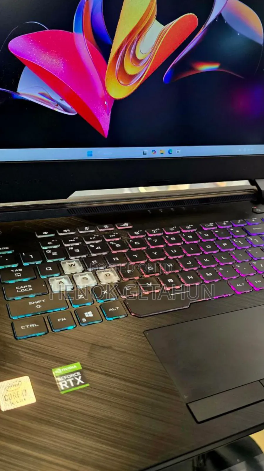 New Laptop Asus ROG Strix G15 16GB Intel Core I7 SSD 512GB