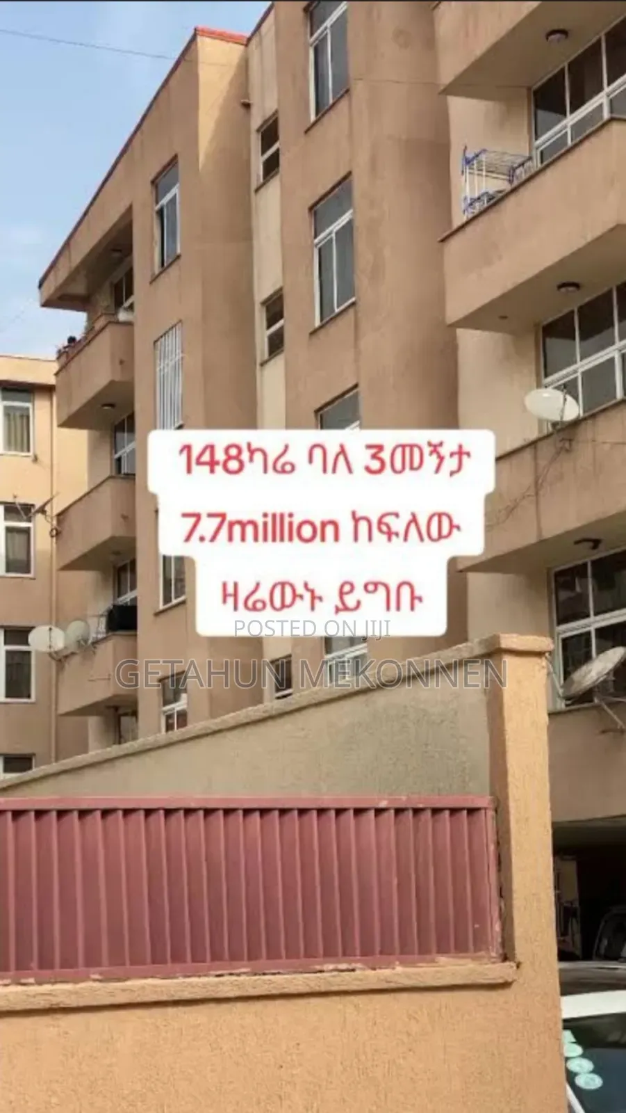 Furnished 3bdrm Apartment in Amdehun, Nifas Silk-Lafto for sale