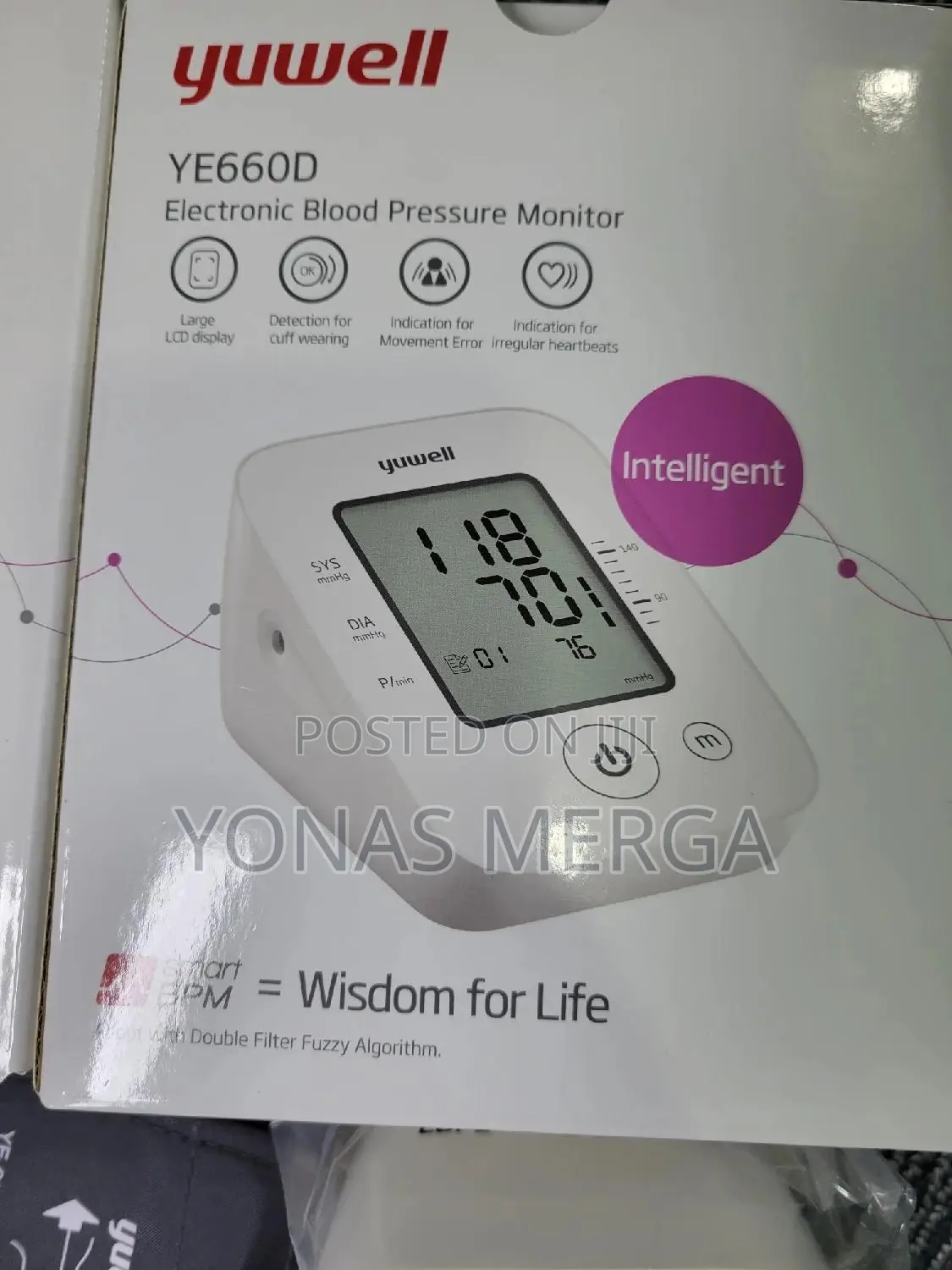 Digital Bp Measuring Device壩暸yuwell Blood Pressure Machine义飞bp Monitor