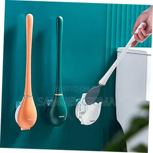  Toilet Cleaning Silicone Brush