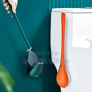  Toilet Cleaning Silicone Brush