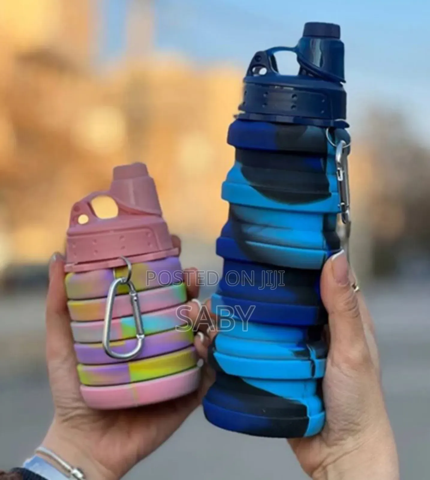 Silicon Collapsible Water Bottle