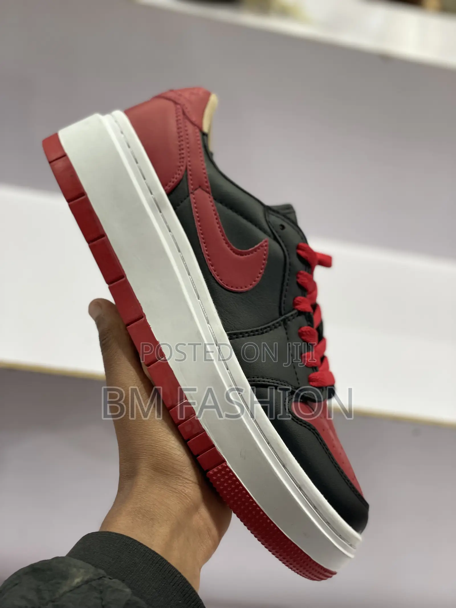 Air Jordan 1 Red X White High Sole Men’S