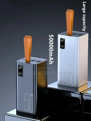 Portable 50000 Mah 22.5 Watt Power Bank With Lanyard