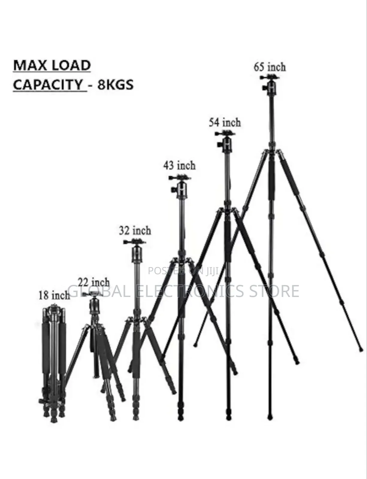 Jmary 2-in-1 Aluminum Alloy Tripod With Panoramic Ball Head