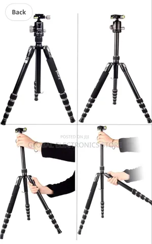 Jmary 2-in-1 Aluminum Alloy Tripod With Panoramic Ball Head