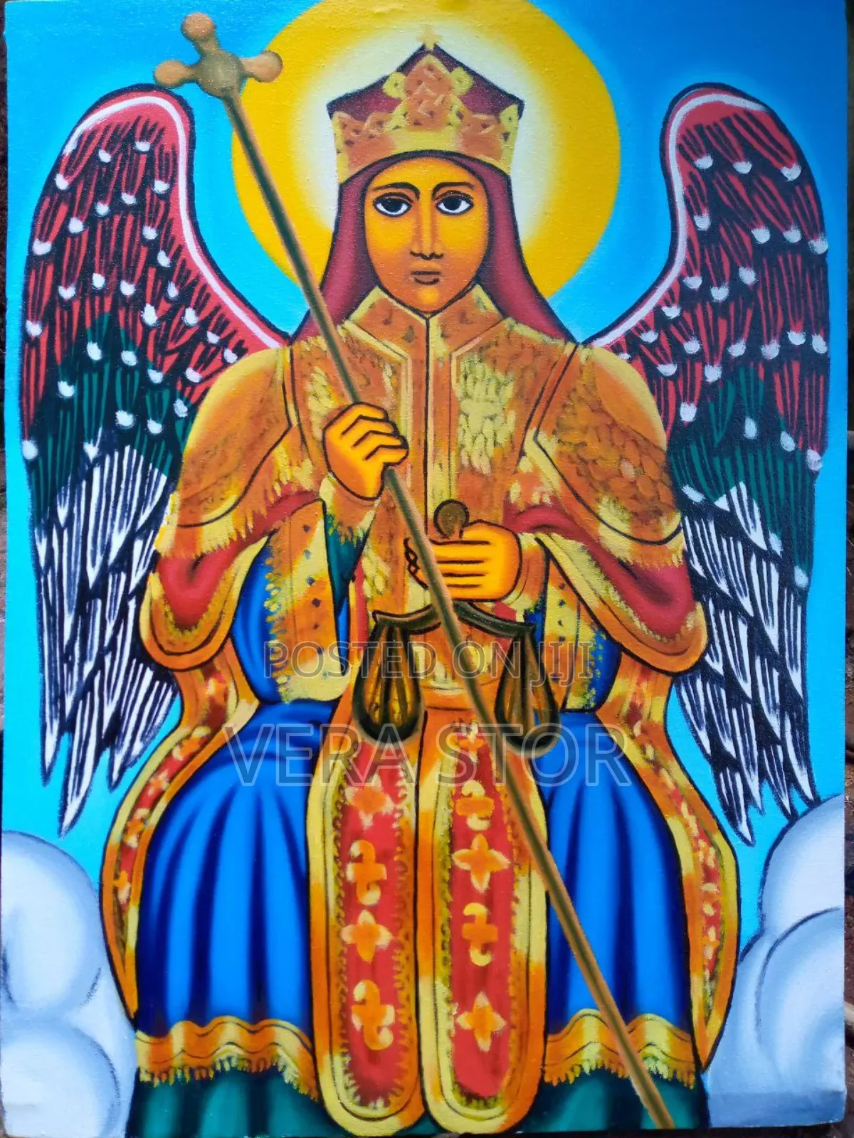 የመልዐኩ ቅዱስ ሚካኤል ምስለ ስዕልል