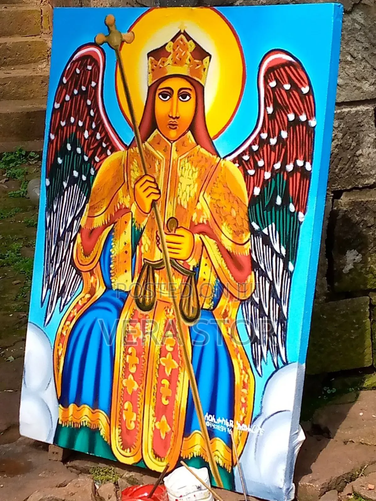 የመልዐኩ ቅዱስ ሚካኤል ምስለ ስዕልል