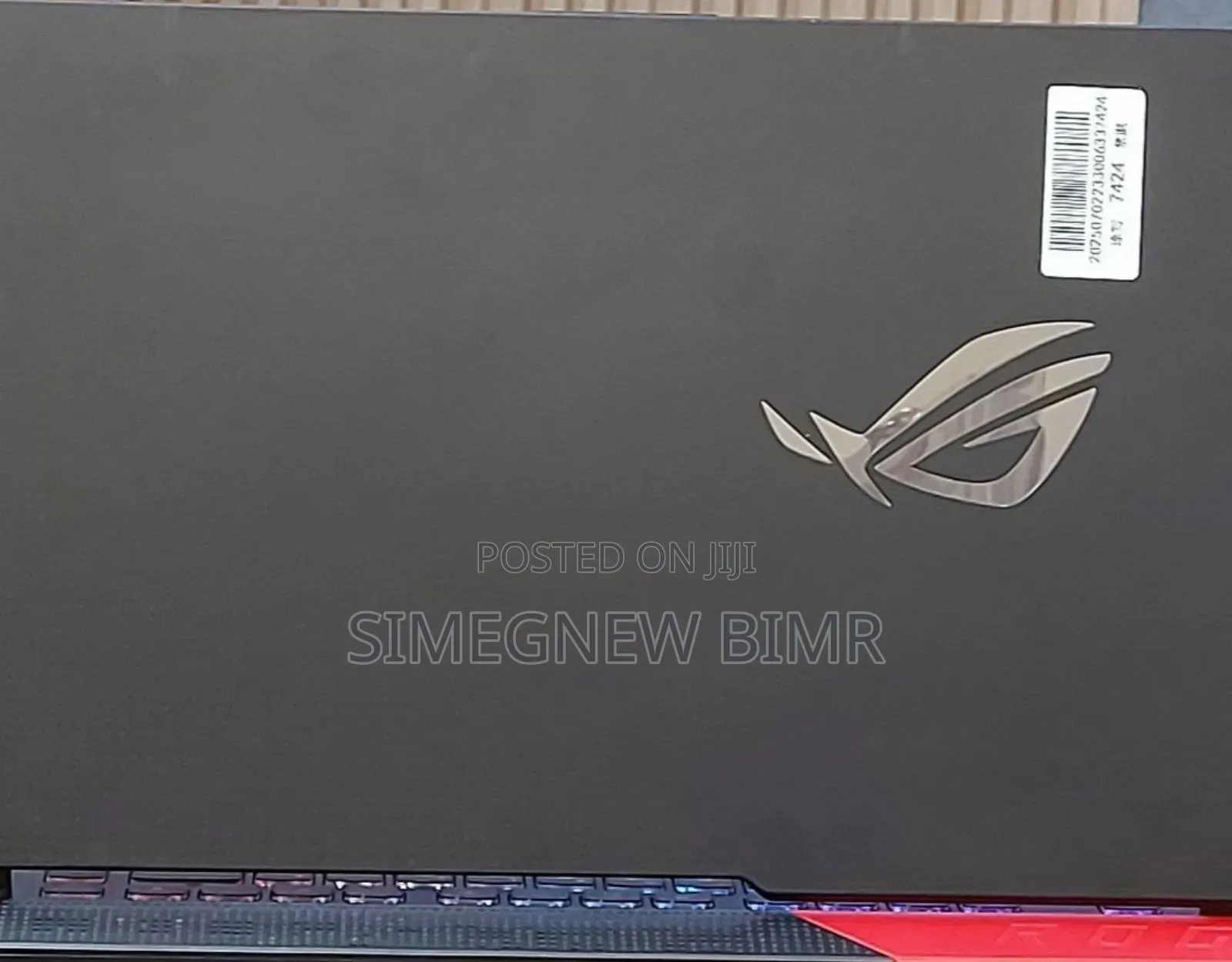 New Laptop Asus ROG Strix G15 16GB Intel Core I7 SSD 1T