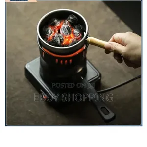 **Smokeless Electric Charcoal Burner – Easy to Use Clean**