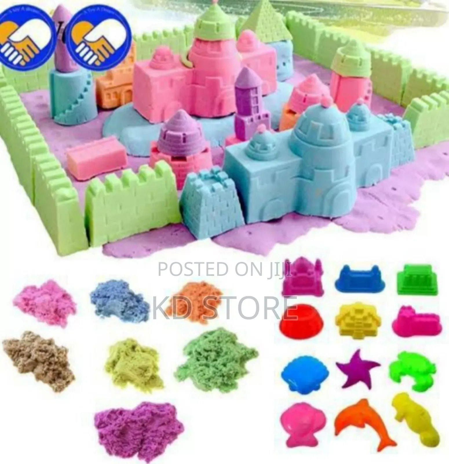 Diy Colorful Cotton Sand Mini Bucket