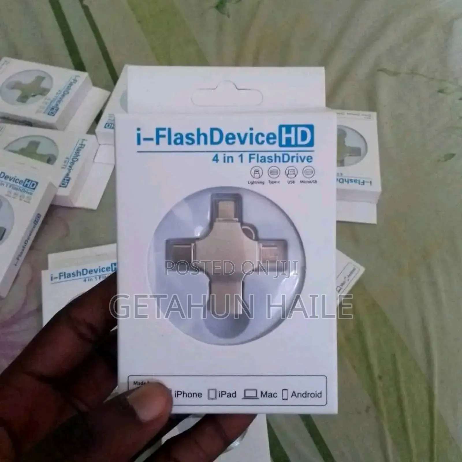 4 in 1 Flash Drive 64gb (3.0 Flash Drive for iPhone ,Mac and Android)