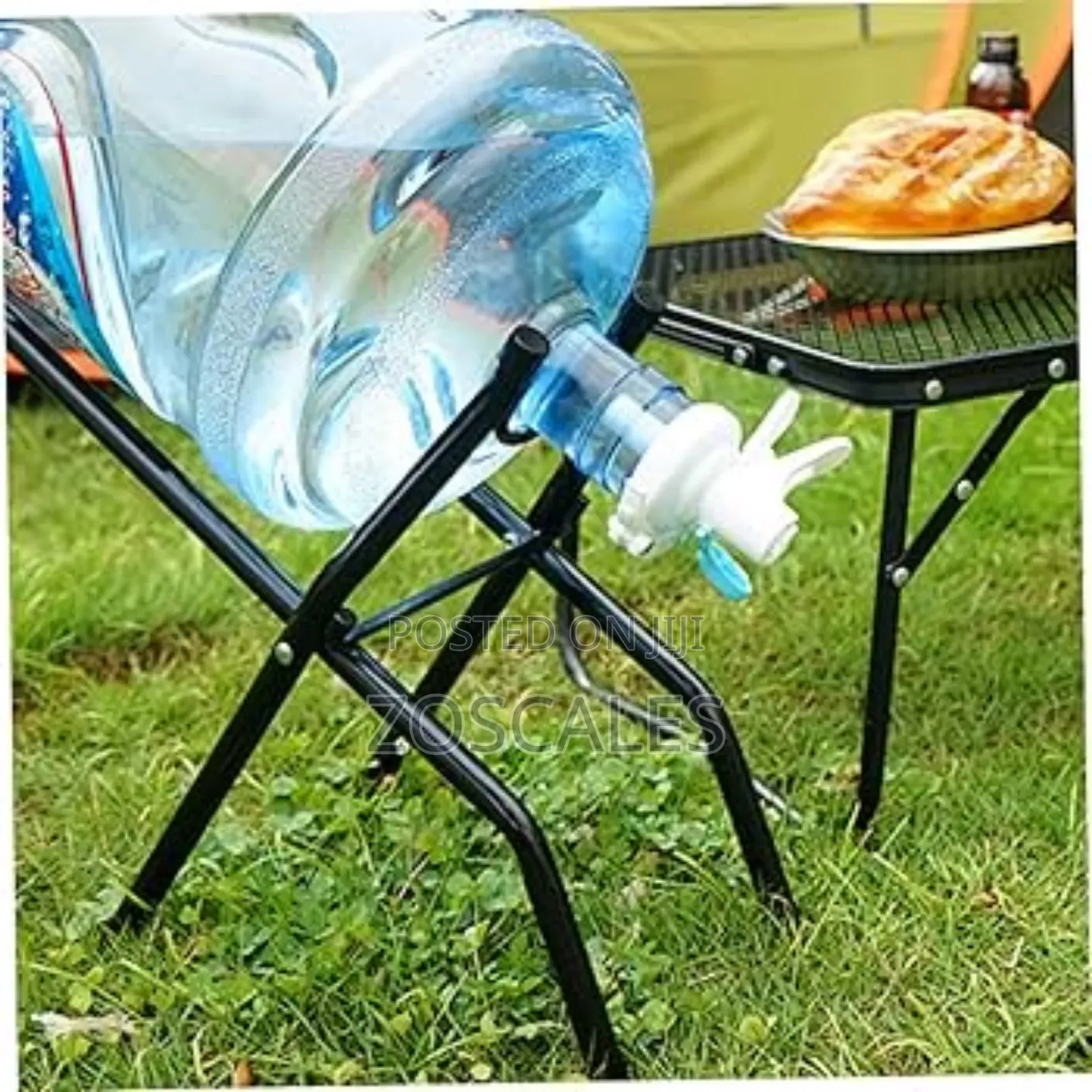 Foldable Bottle Stand With Dispenser