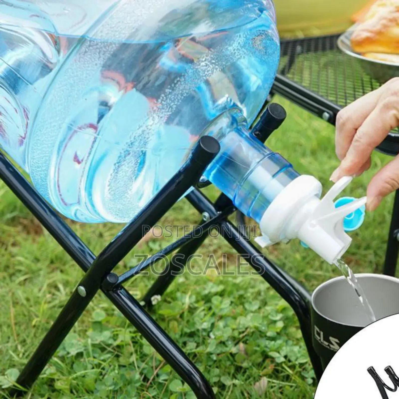 Foldable Bottle Stand With Dispenser