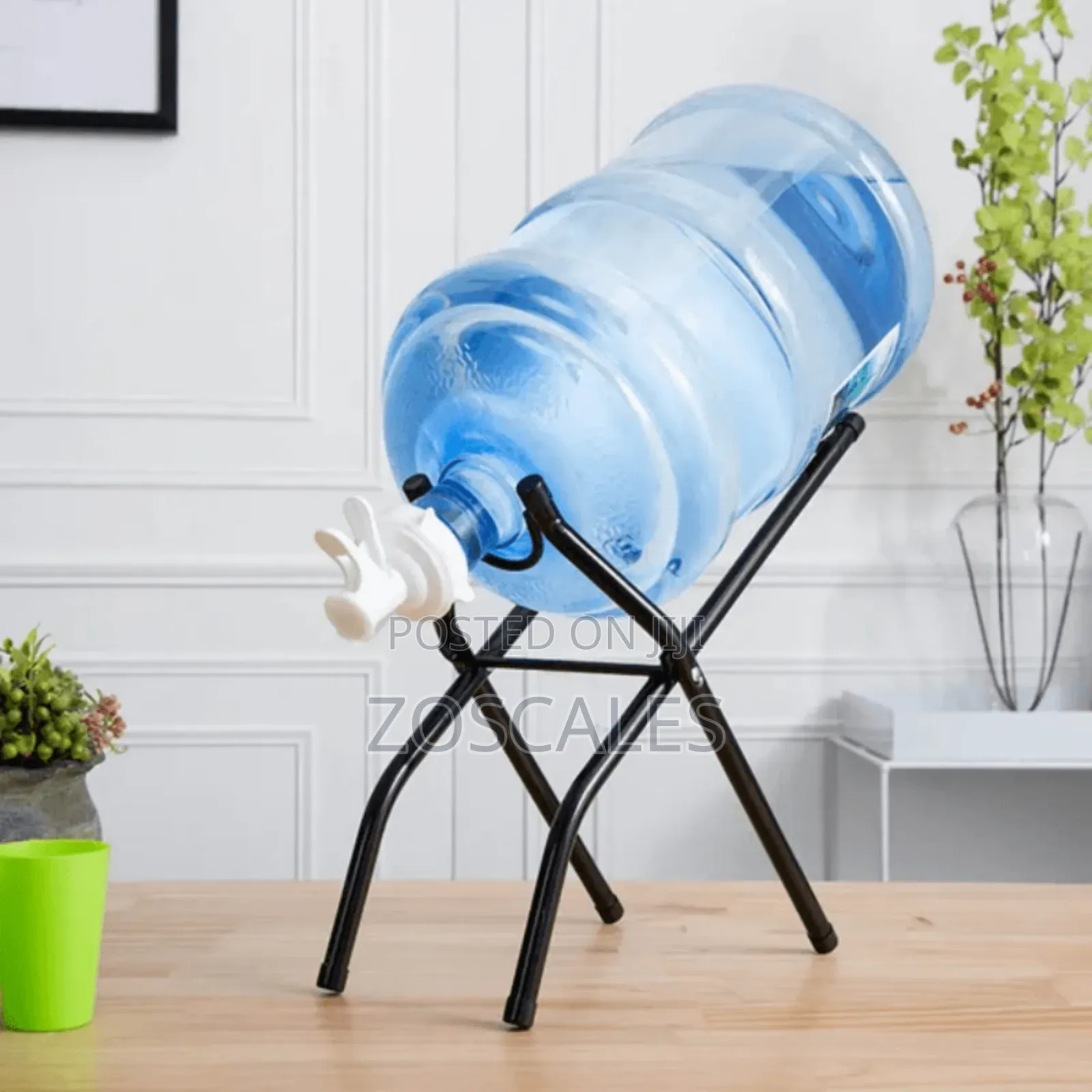 Foldable Bottle Stand With Dispenser