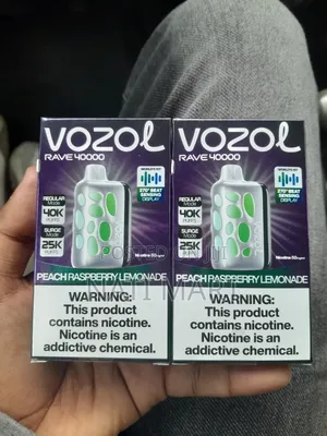 Vozol 40,000 Puff Peach Raspberry